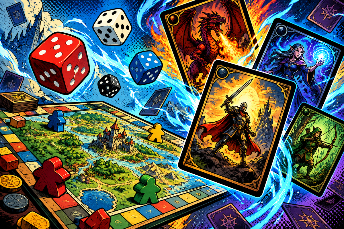 Juegos de Mesa y Cartas Coleccionables