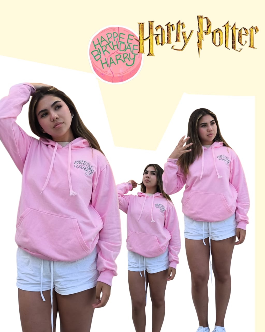 Polerón "Happee Birthdae Harry" (Harry Potter) - Edición "Chios Hand Made"