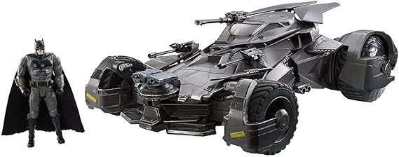 Mattel Ultimate Justice League Batmobile Vehicle and Figure FKM40