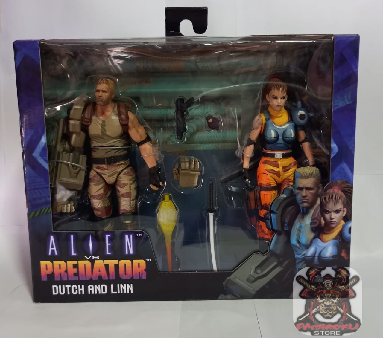 Alien vs Predator arcade appearance dutch and linn action figure 2 pack