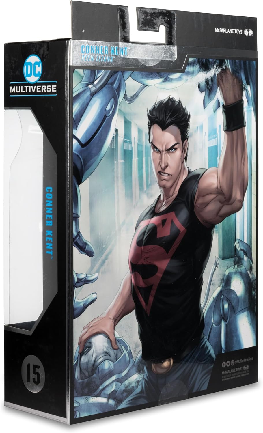 McFarlane Toys - DC Multiverse Conner Kent (Teen Titans) Figura McFarlane de 7 pulgadas Edición Coleccionista #15