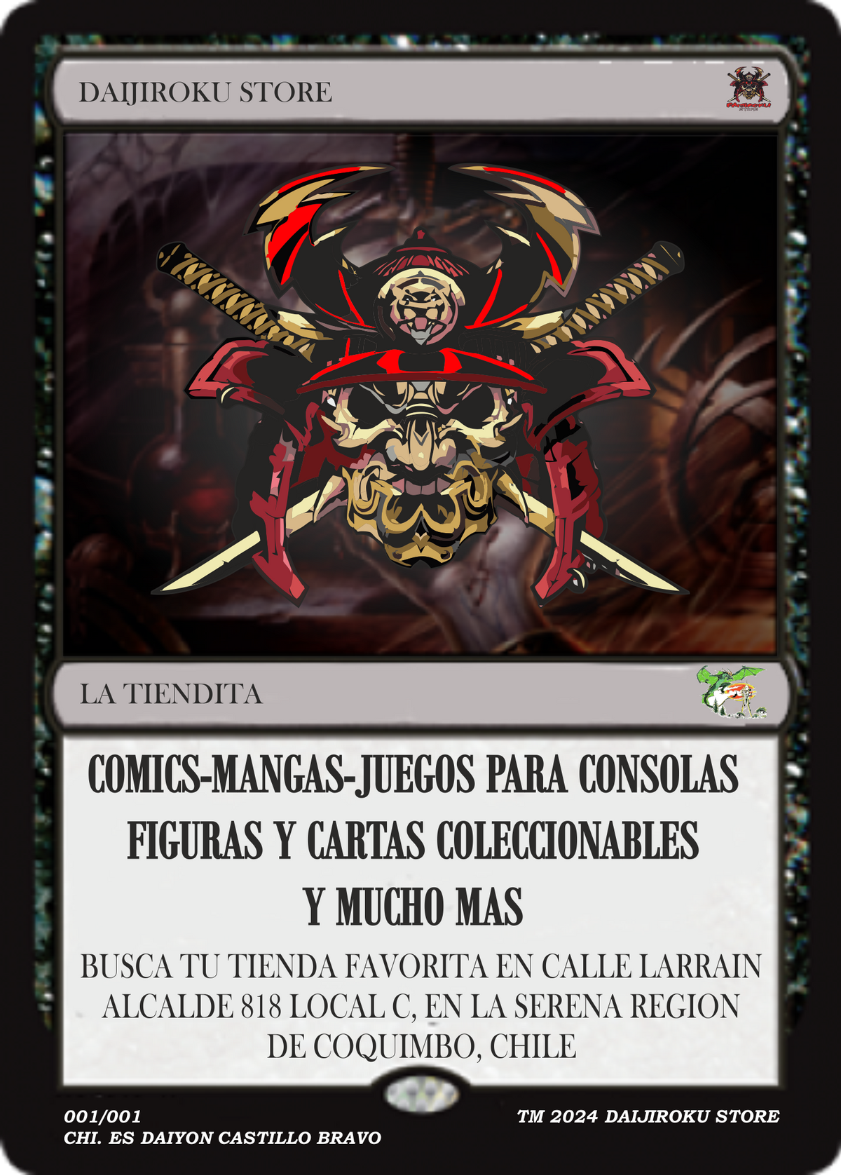 Tarjeta descuento Daijiroku test no comprar por favor