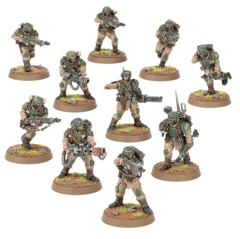 Warhammer 40,000: Astra Militarum - Cadian Shock Troops (Tropas de Choque)