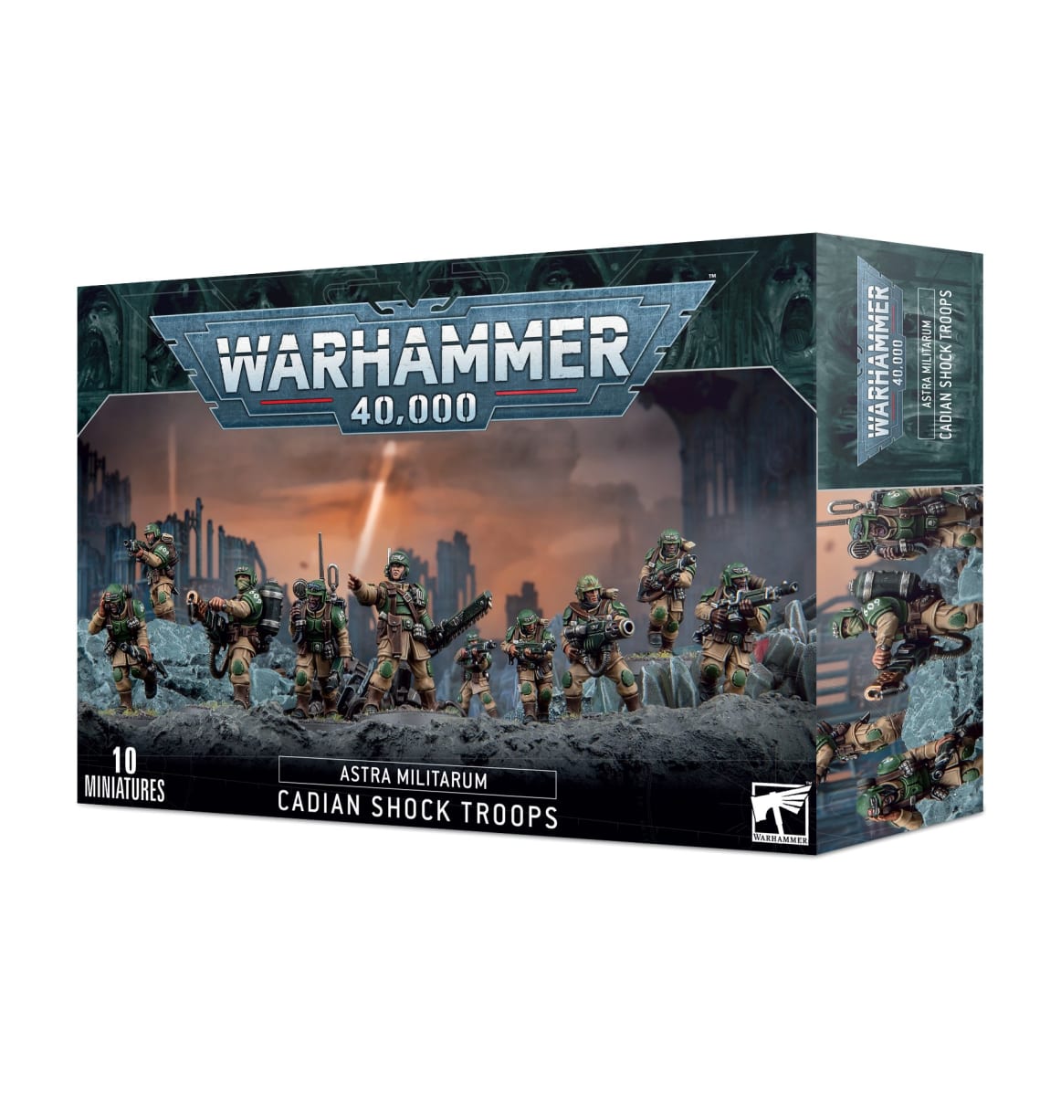 Warhammer 40,000: Astra Militarum - Cadian Shock Troops (Tropas de Choque)