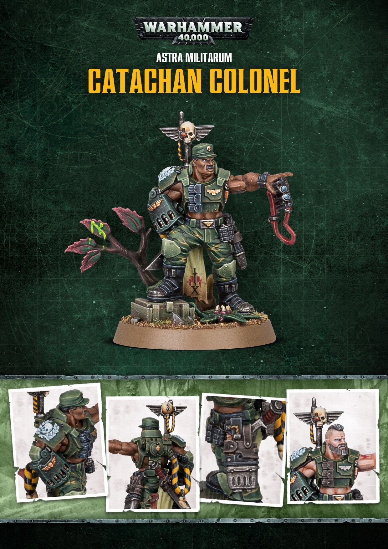 Warhammer 40,000: Astra Militarum - Catachan Colonel (Edición Limitada)