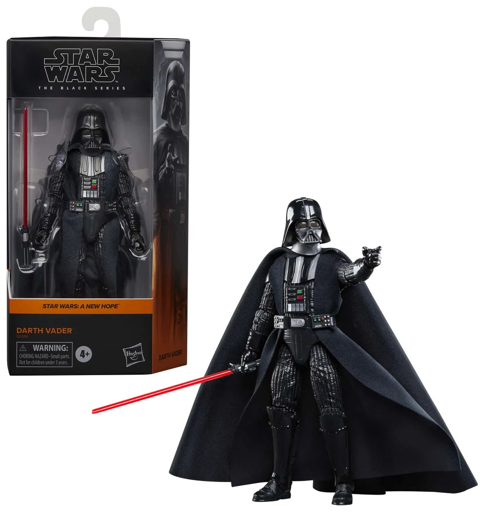 Star Wars The Black Series – Darth Vader (A New Hope) 15 cm – Figura Premium Nueva y Sellada