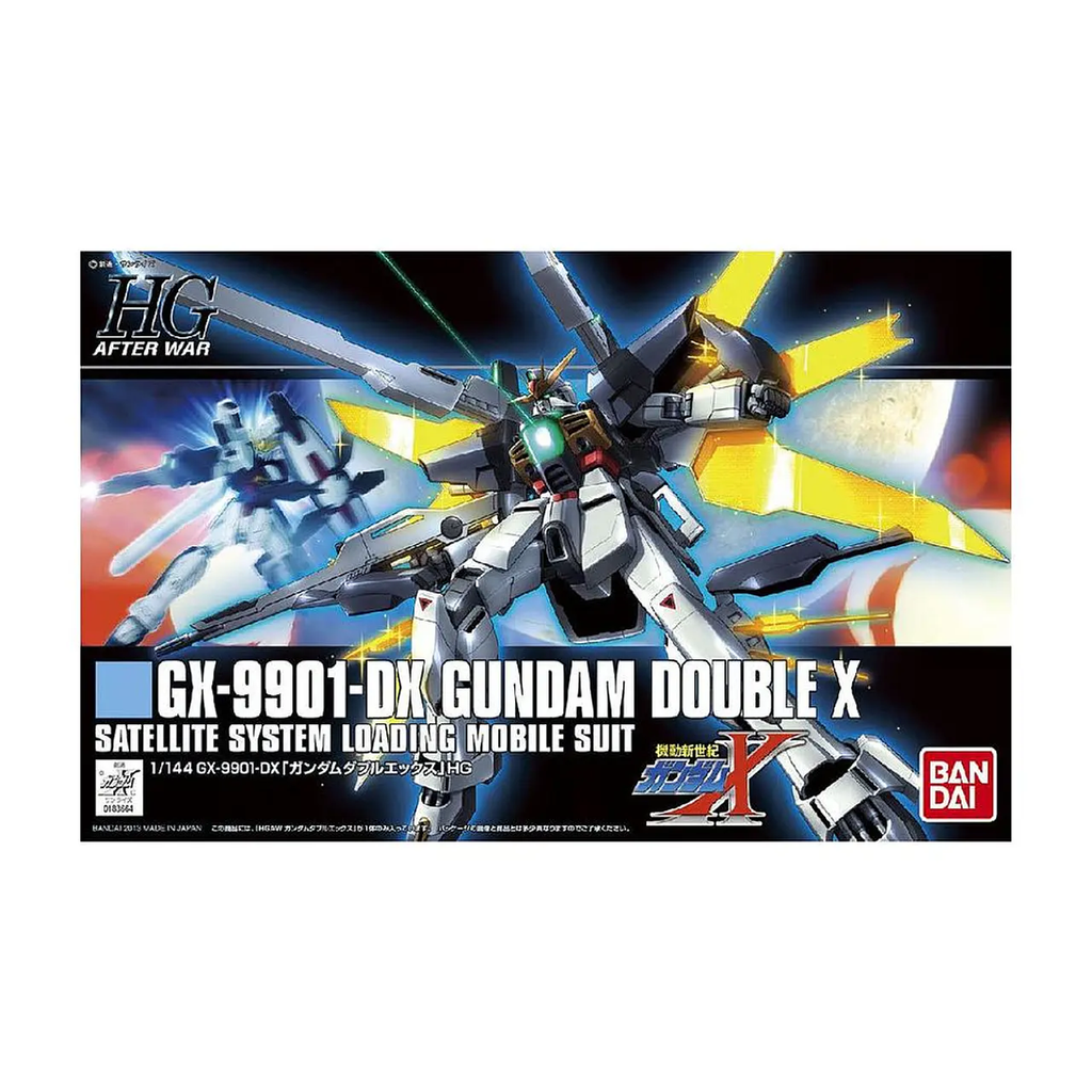 Imagen frontal de la caja HG 1/144 GX-9901-DX Gundam Double X