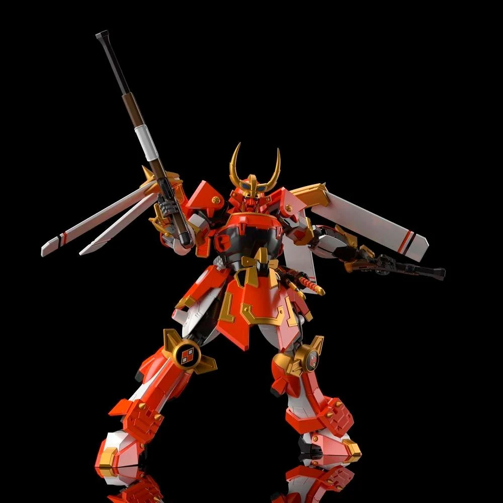 Shingen armado en pose dinámica