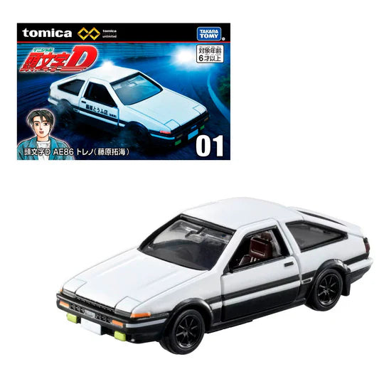 Tomica Premium Unlimited 01: Initial D AE86 Trueno (Takumi Fujiwara)