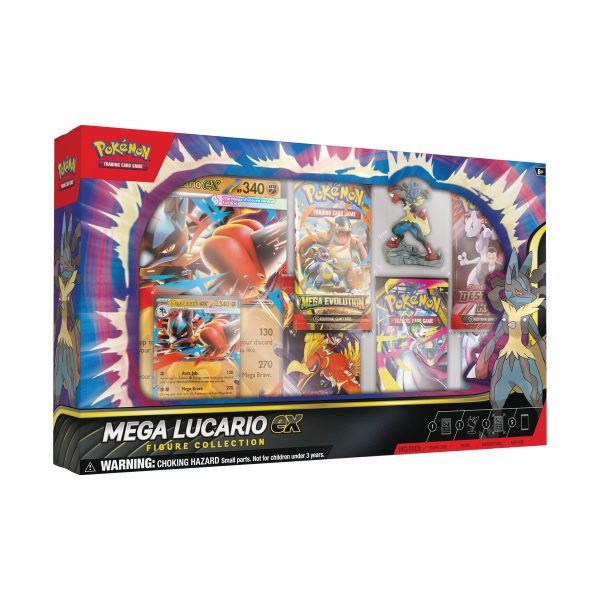 Pokémon TCG: Mega Lucario-ex Figure Collection