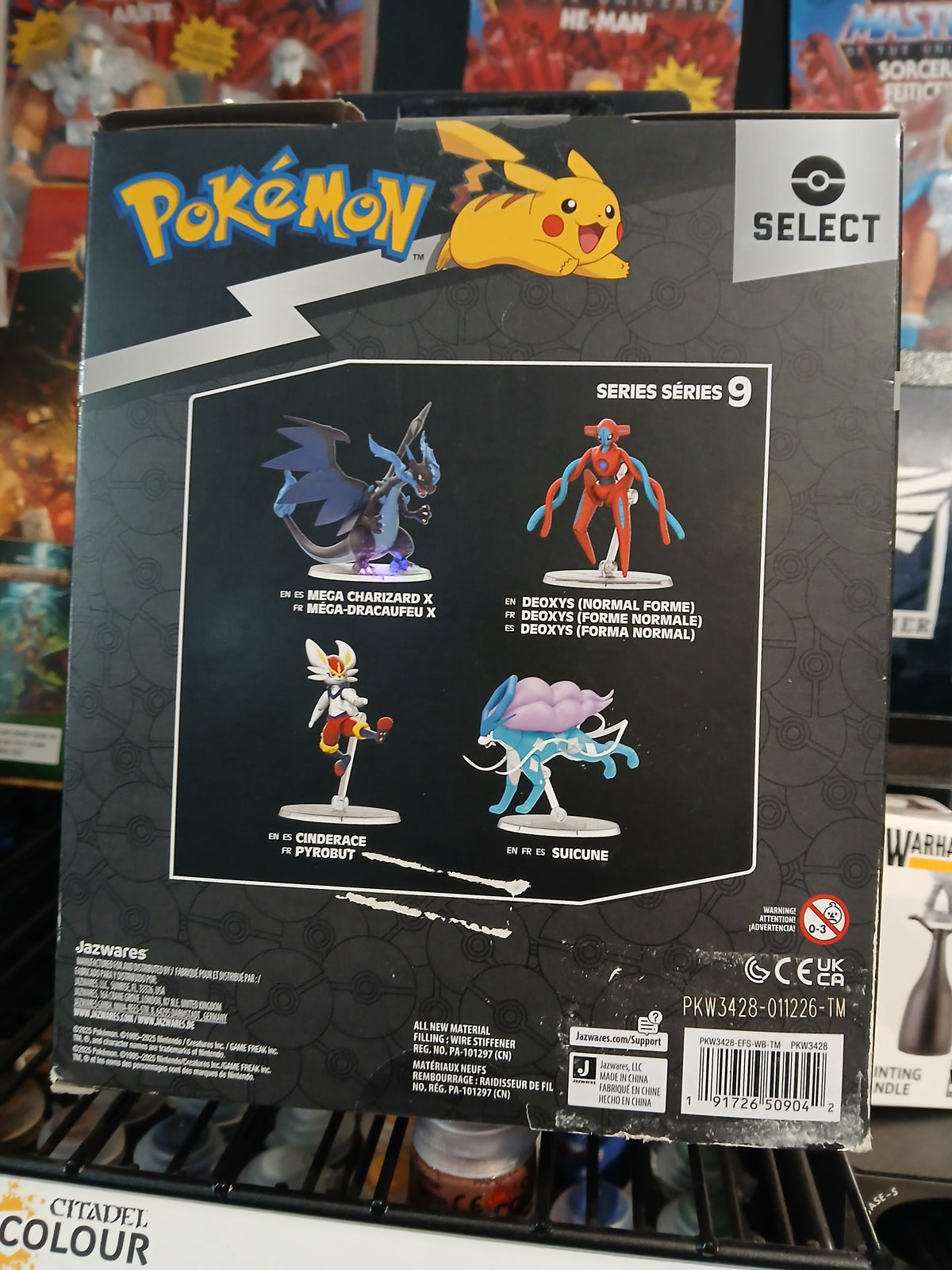 Mega Charizard X – Figura Pokémon Select Jazwares Serie 9