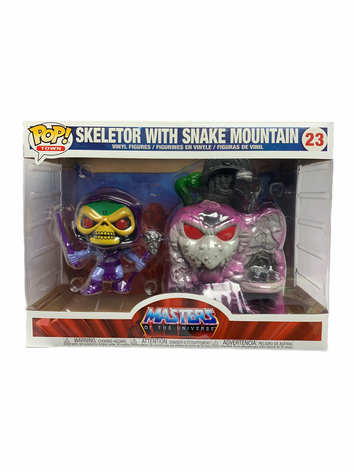 Funko Pop Town Masters Of The Universe Skeletor With Snake Mountain N°23