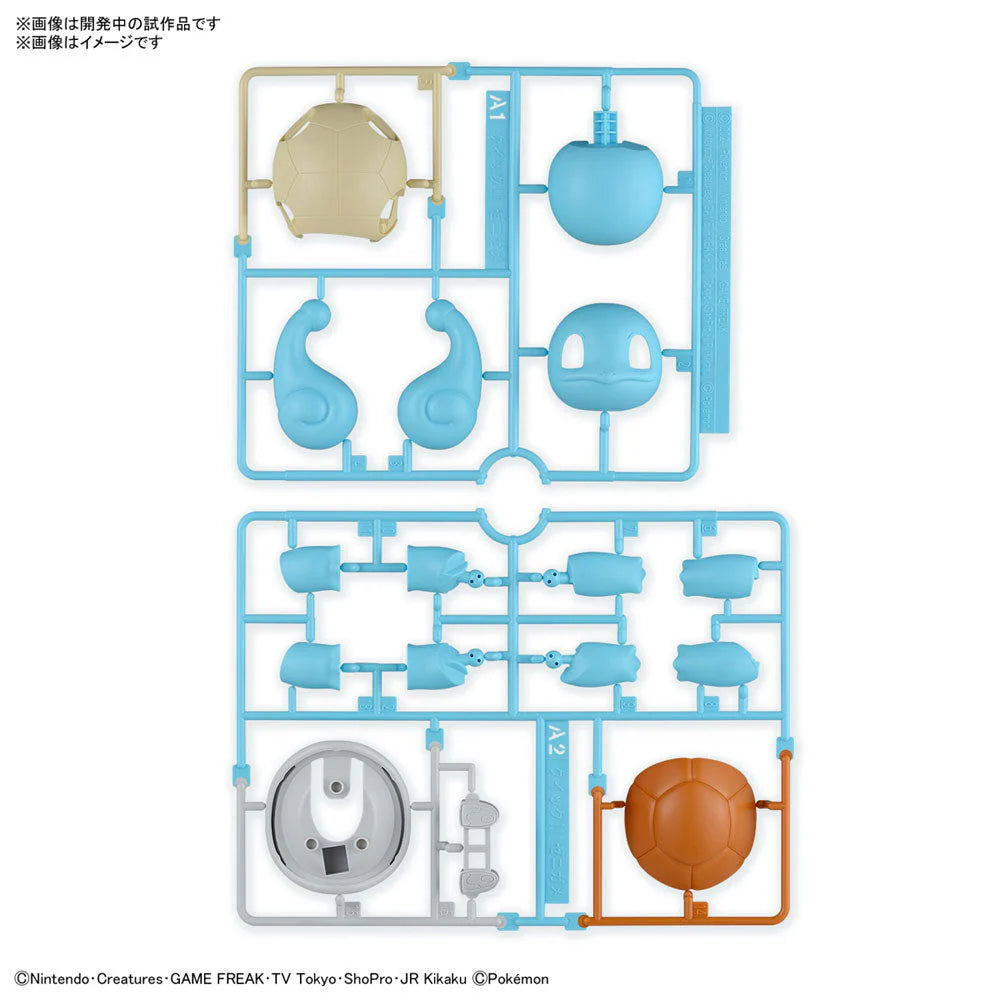 BANDAI POKEMON PLAMO COLLECTION QUICK!! NO.17 SQUIRTLE