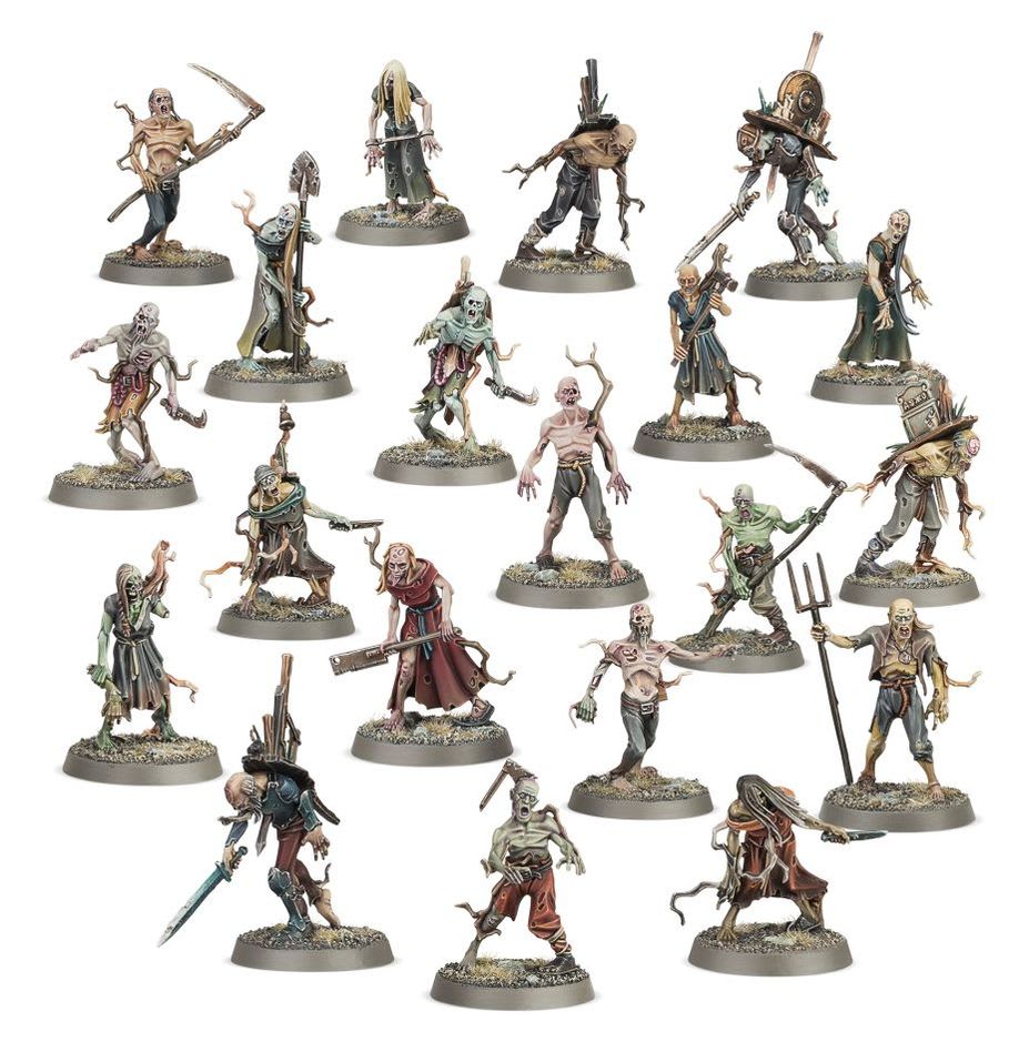 Warhammer Age of Sigmar: Soulblight Gravelords - Deadwalker Zombies (Zombis Deadwalker)